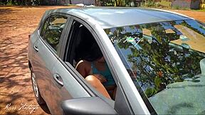 Wife gets caught masturbating in beach parking car