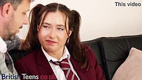 Hot college student teased with orgasm denial.