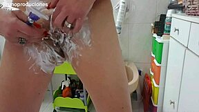 Shaving My Hairy Pussy And Little Ass In Mature Gaping Detail