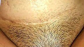 Sexy latina milf close up with cum on body