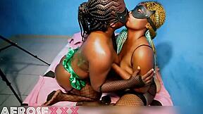 Big Booty Lesbian Having Passionate Sex