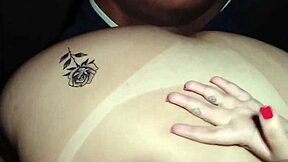 Excited to introduce wife's sister to glory hole blowjob with huge cock