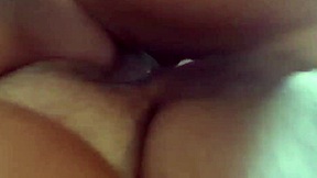 licking the chubby girl's tits and cock?