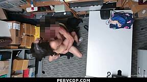 officer takes measures to stop teen theft in garage