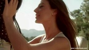 so these sensual lesbian girlfriends from europe are just seducing each other with toys in a glamorous way.