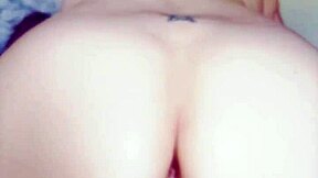 mature wife spreads her hairless pussy lips, feeling the buttery muffin excitement