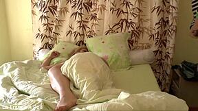 Does papy know how to wake the sleeping beauty with his cock?