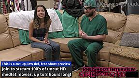 Aria nicole moans during missionary fucking by doctor tampa 😱