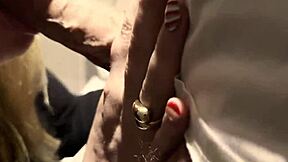 he lets me suck his cock in the club toilet and fucks me as a reward with so many people around