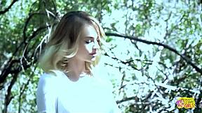 hey, training that blonde lesbian exhibitionist outdoors with fingering and licking 😏