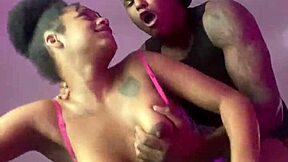 Small waist big tits squirting on muscular cock