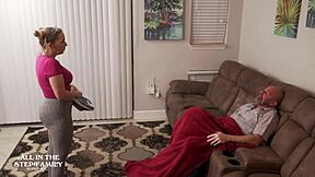 Tiny Freya Visits Stepdad for Deepthroat