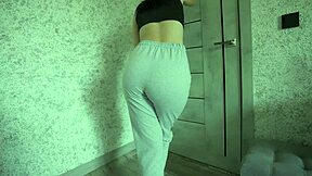 Can petite teen hold desperation pee with wet shaved pussy?