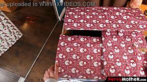 Naughty Milf Prepares Glory Hole for Stepson