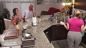 Tiny Freya Visits Stepdad for Deepthroat