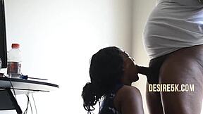 suck that big black cock in pov, baby, she begs during hardcore cumshot