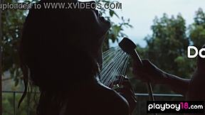 Czech Milf and Petite 18+ Lesbian Teen Elilith Noir Head to the Bath Together