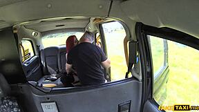 Fetish chick gets fucked in the ass at the backseat with doggystyle and pov