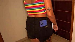 Talita Lima's First Time Behind Cameras In Shower Bareback