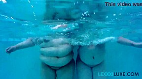 Busty Bbw Lexxxi Luxe Plays Underwater