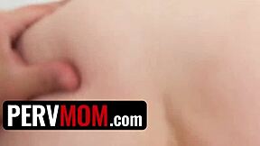 alluring fit stepmom emotionally gives her horny stepson a morning blowjob for his birthday, cum in mouth