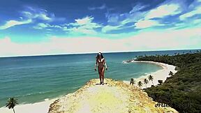 Flagrada Transando Anal A Beira Mar Boquete Em Público Compilado Amador