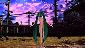 Behold Hatsune Miku's Full Nude Goddess Body!