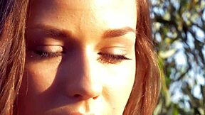 Pretty Beauty Orgasms Touching Pussy Sensually