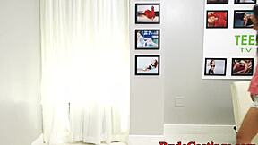 Real Casting Amateur Gets Roughfucked in Bound BDSM Scene