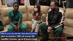 JEWEL'S HAIRLESS FEET IN HEELS DRIVE THE PODIATRIST WILD!