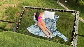 Surprised By Passionate Fucking With Stepbrother Outdoors