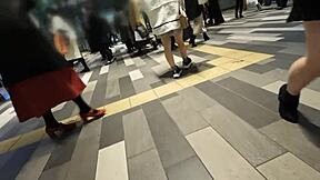 japanese couple enjoys picnic date after home sex, caught on camera