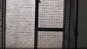 Grandma gave her tasty ass to the young panty thief video complete on red sheer