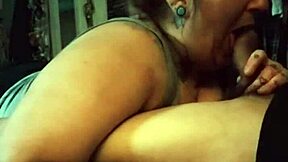 Redhead MILF Sucks Big Cock Then Titty Fucks It Hard