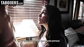 Son's gf licks and fucks cock