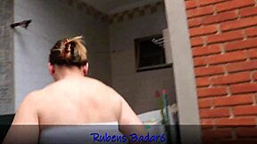 Grandma gave her tasty ass to the young panty thief video complete on red sheer