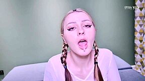 Cum Eater Compilation Sloppy Blowjob Deepthroat and Throatpie Orgasm