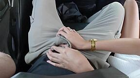 Asian babe boldly drinks huge creampie from plate after intense sex