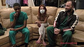 JEWEL'S HAIRLESS FEET IN HEELS DRIVE THE PODIATRIST WILD!