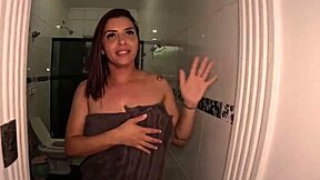 Gaby Fernandes' Shy First Camera Time!