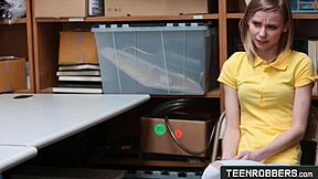 i'm catarina petrov, a shoplifter getting my pussy eaten out roughly