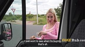 Paying a streetwalker for some outdoor fun