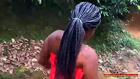 Indian College Couple Fucks Outdoors In The Bush