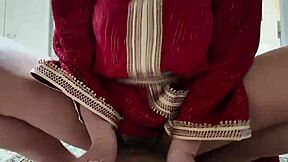 hot home sex with iranian housewife in doggystyle fucking and big ass play