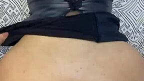 Raw pink ass fucking of curly Brazilian hottie until cum