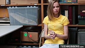 i'm catarina petrov, a shoplifter getting my pussy eaten out roughly