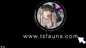 Is that transgender girl really getting pounded by a fuck machine?