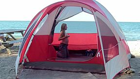 Milf Housewife Wonna Fucks Guys On The Beach With Her Pussy And Ass