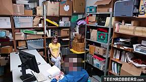 i'm catarina petrov, a shoplifter getting my pussy eaten out roughly