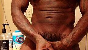 Big black hairy cock worship? Hallelujah Johnson dominates with monster cock solo humiliation and muscle